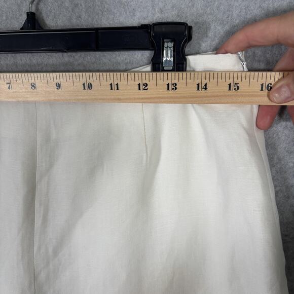 Vintage Casual Corner Linen Pants Sz 12 Lined Quiet Luxury Minimalist Nautical** - Picture 4 of 12